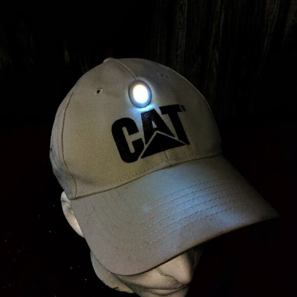 CAT Caterpillar Head-Lite Cap Medical Emergency Hat EMT Safety Headlight Work - Picture 2 of 9